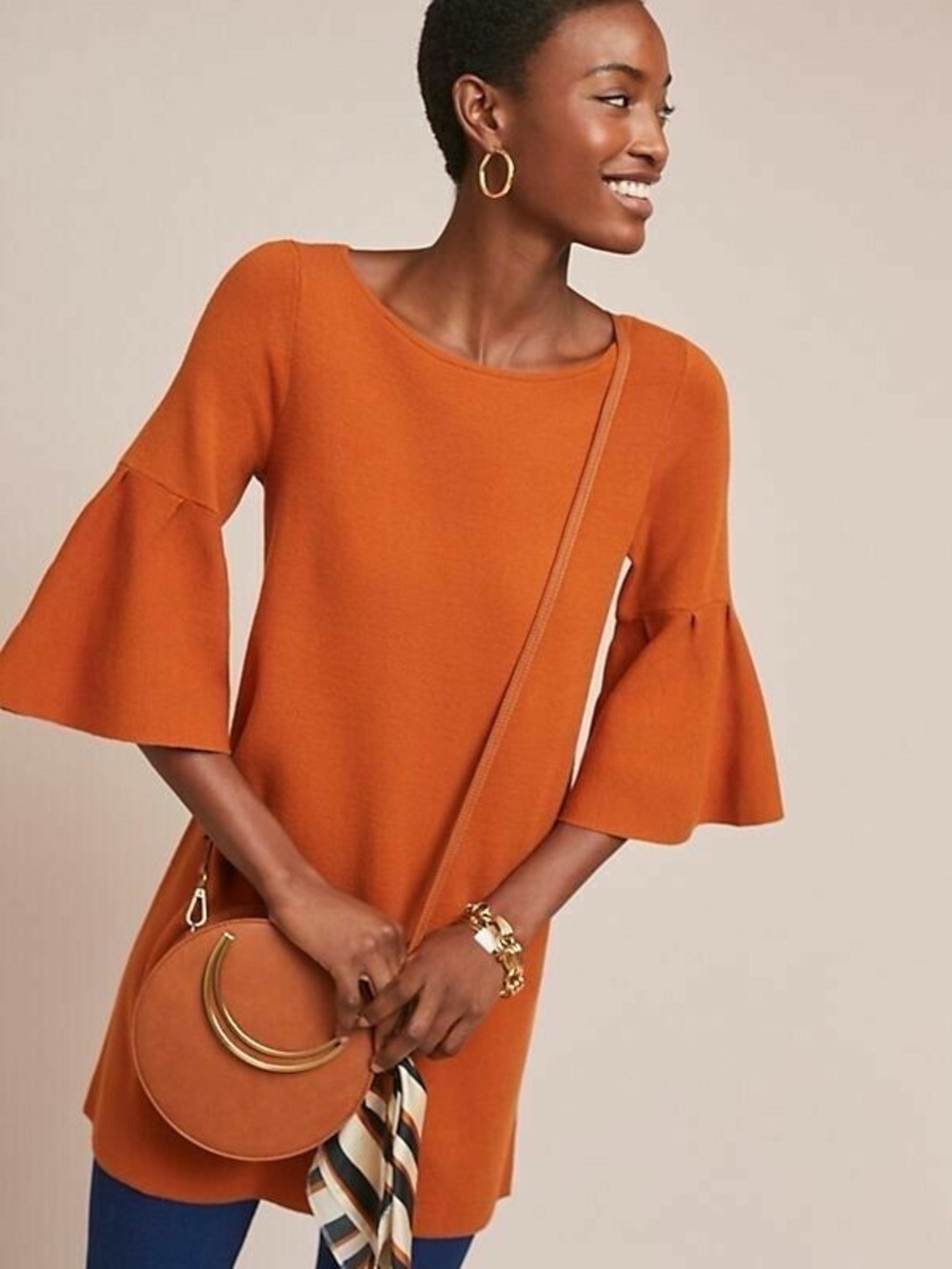 50% OFF Anthropologie Chester Bell Sleeve Knit Dress